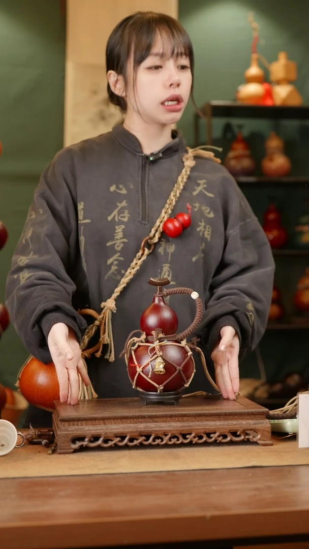 180号精品天然大漆酒葫芦一物一拍~