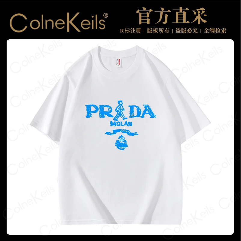Colne Keils品牌撤柜新款夏季情侣纯棉宽松短袖休闲百搭T恤T3017