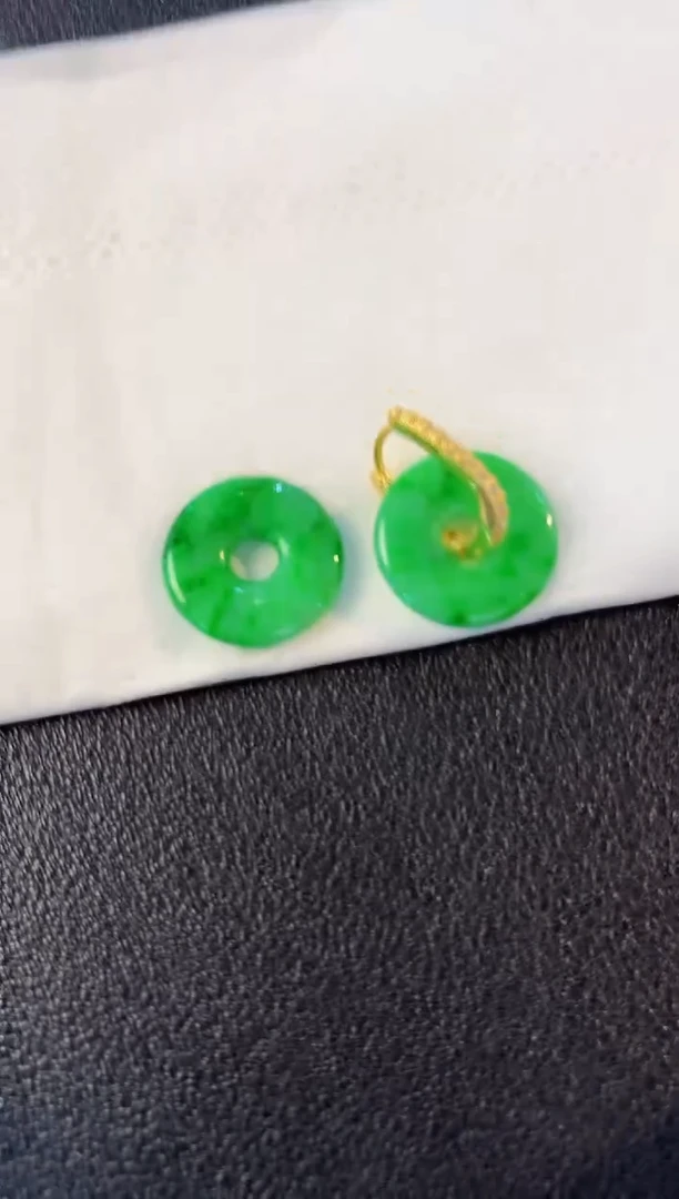 【闪购商品】翡翠耳饰未镶嵌含小耳包/支持复检一对