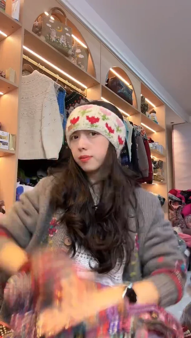 羊毛美利奴郁金香发带