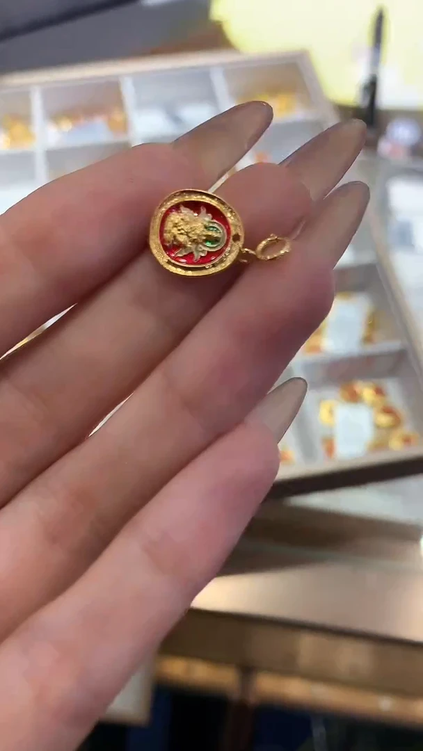 【闪购商品】18K金吊坠(不含链)普贤多样性发其一