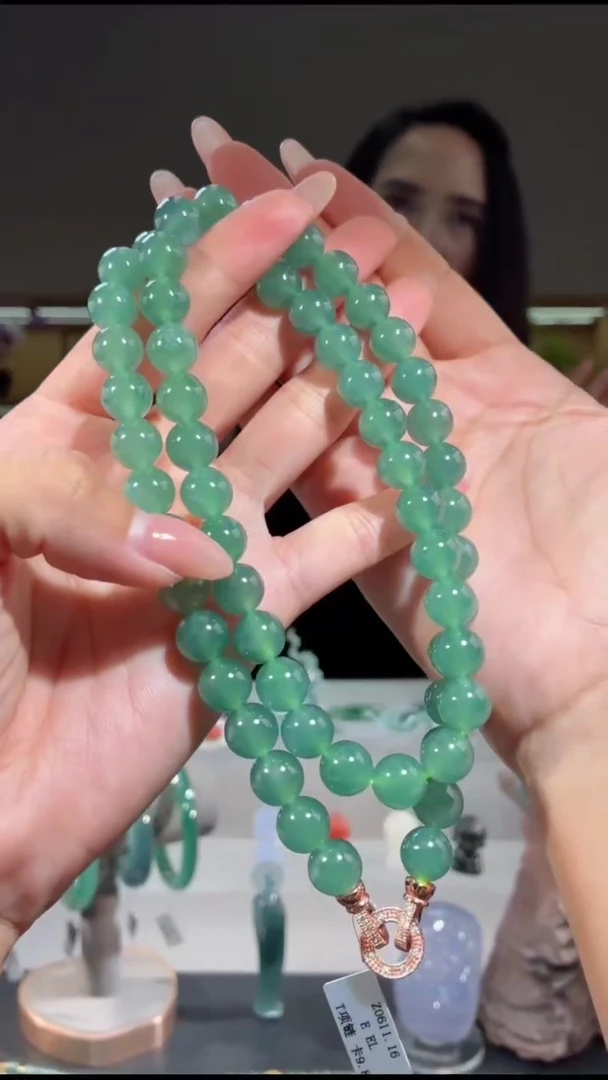 项链未镶嵌翡翠长串（多样性发其一）