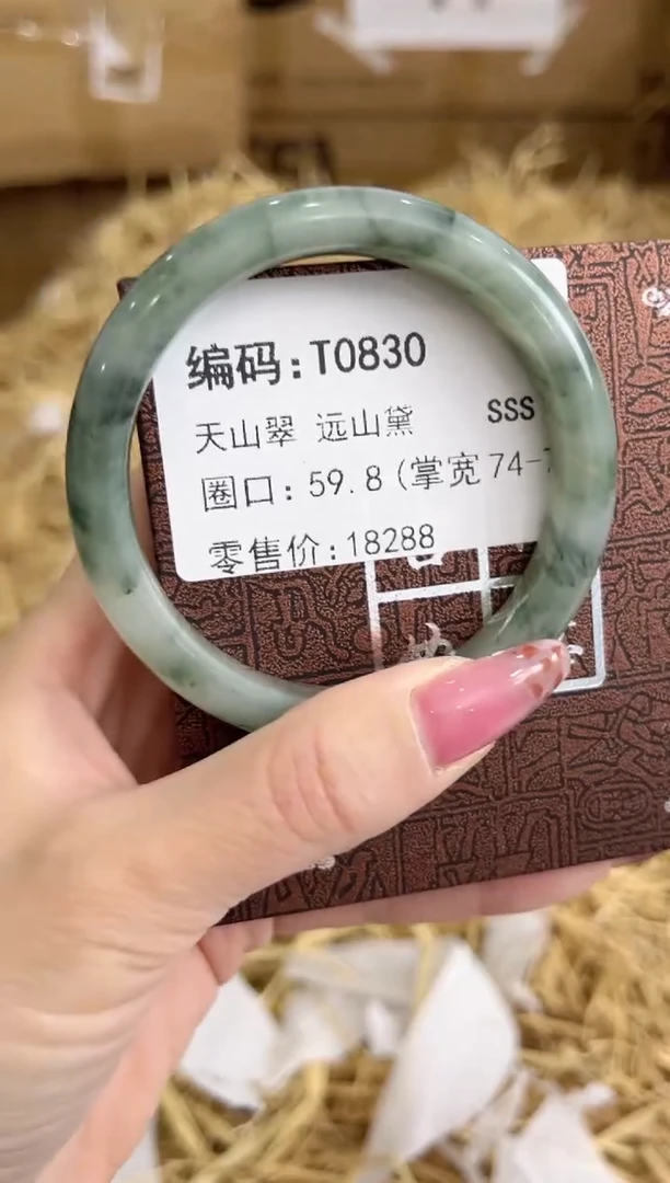未镶嵌手镯石英质玉T0830
