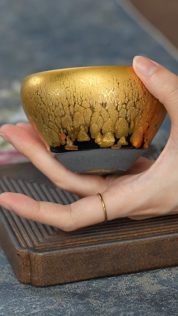 【宋瑜手工乌金钵杯】【蓝12西泠礼盒】