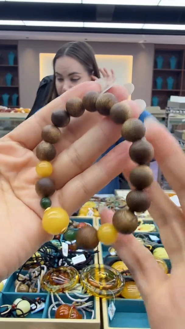 手链琥珀未镶嵌299秒拍号 假一罚三