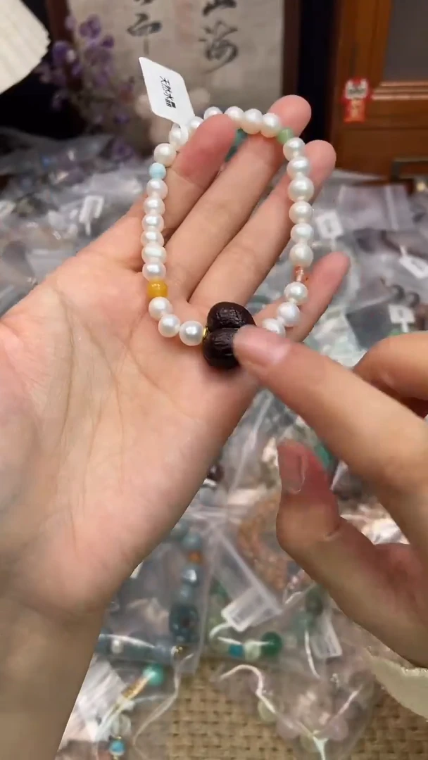 未镶嵌手绳淡水珍珠473