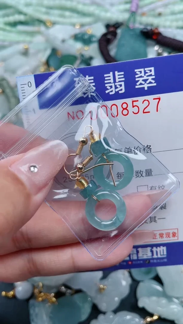 翡翠未镶嵌颈饰.0008527