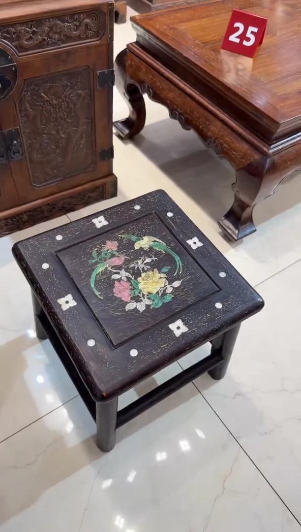 木木头款紫檀花鸟富贵凳268.88