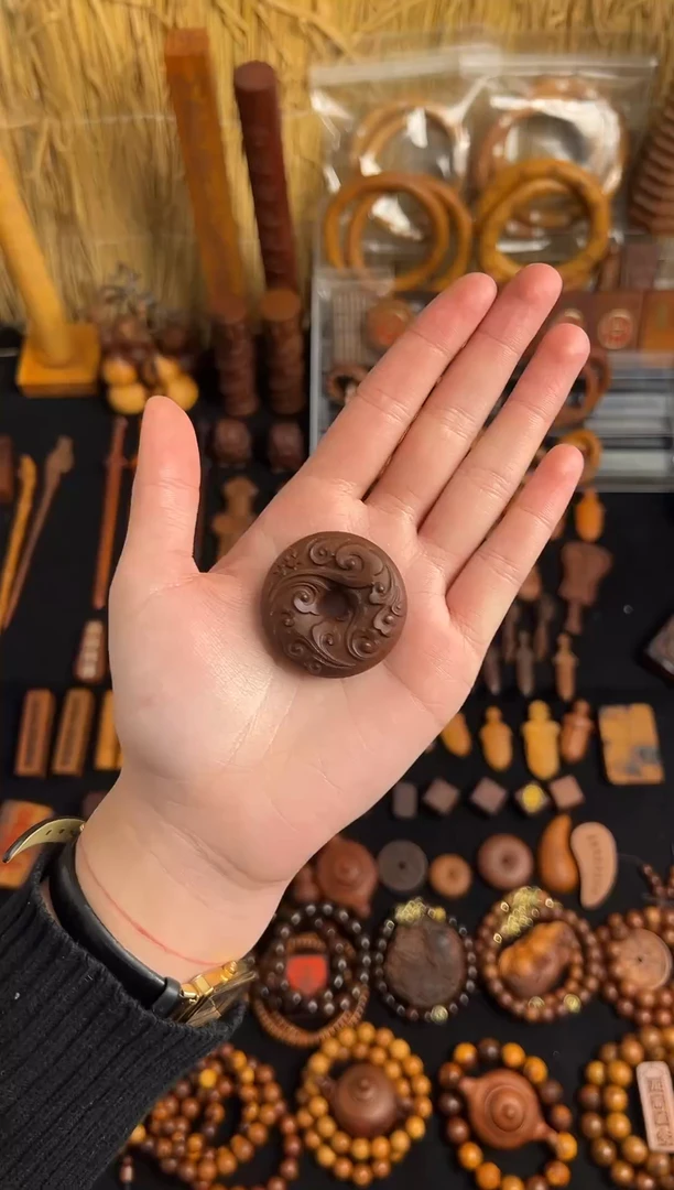 【闪购商品】木雷击枣木 祥云 平安扣