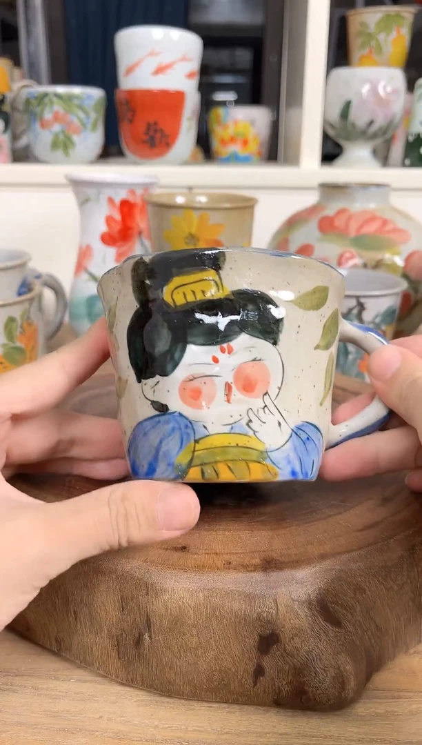 【闪购商品】景德镇手绘高温釉下彩陶瓷