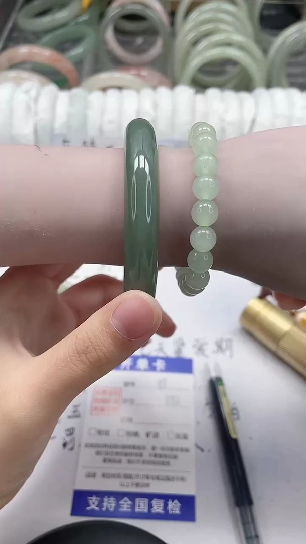未镶嵌手镯石英质玉87-59/60