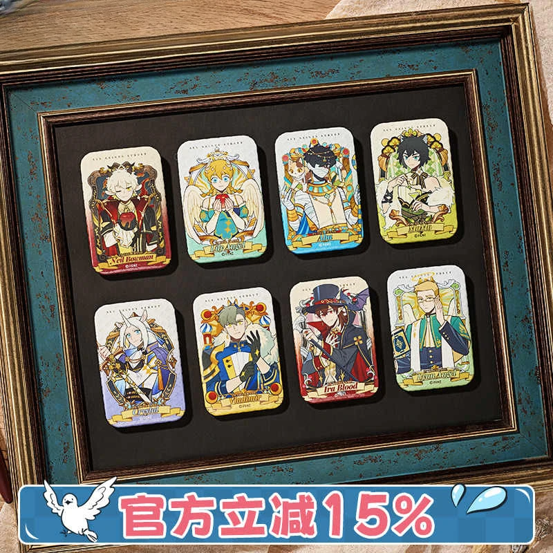 非人哉万圣街框景之内马口铁徽章透卡亚克力挂件幻彩夜光吧唧分子