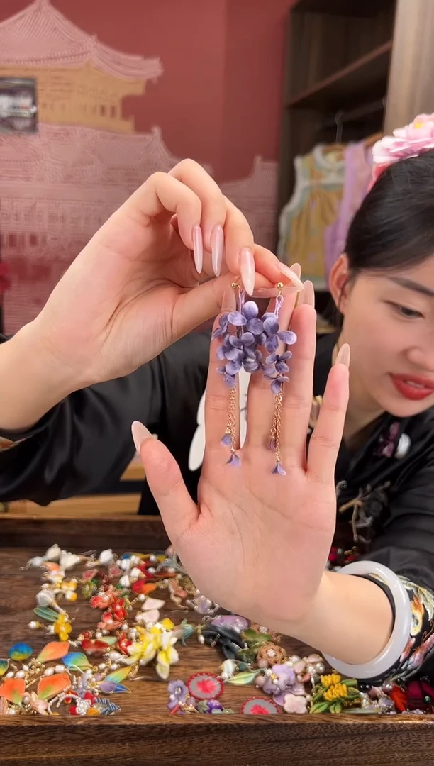 【闪购商品】刺绣苏绣世家非遗手工（耳环）