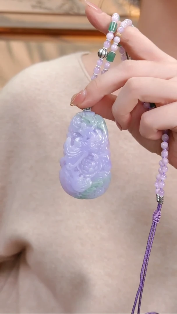 颈饰未镶嵌翡翠国风