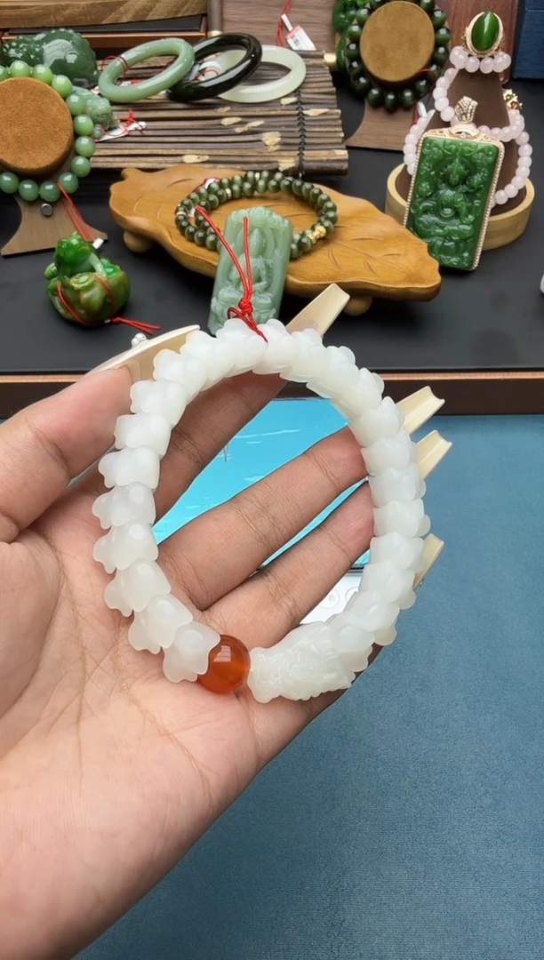 未镶嵌手串和田玉hsl