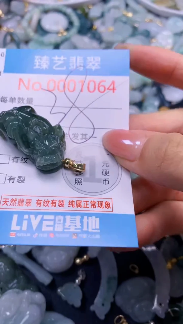 颈饰未镶嵌翡翠1064