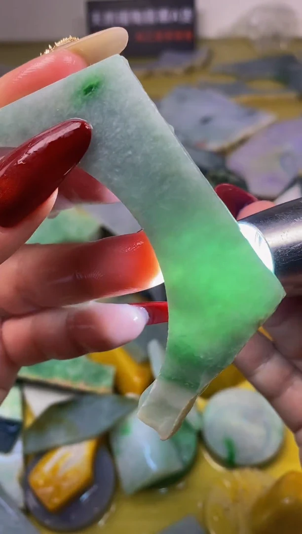 散珠翡翠天然缅甸翡翠A货054