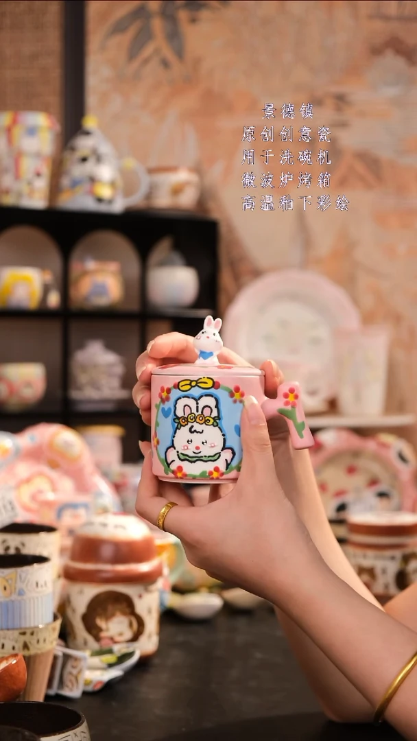 摆件旺的可以陶瓷设计师款