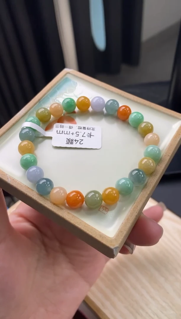 【闪购商品】翡翠手链未镶嵌天然翡翠手串1701