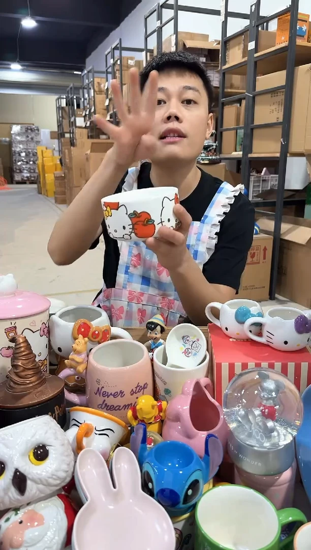 其他白色kt猫碗