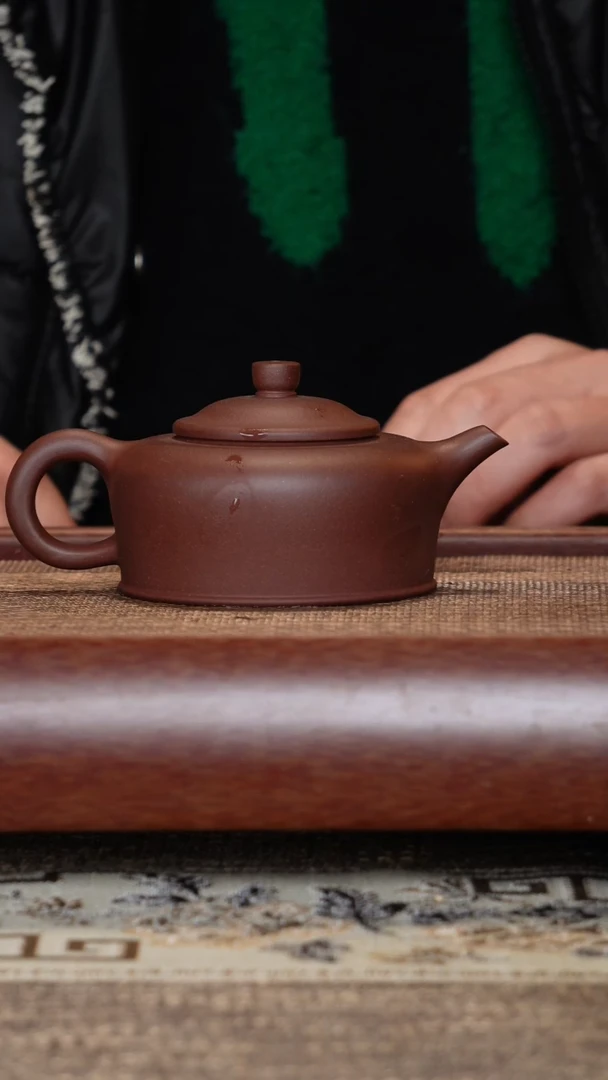 【闪购商品】紫砂茶壶微瑕明然底槽清半手工