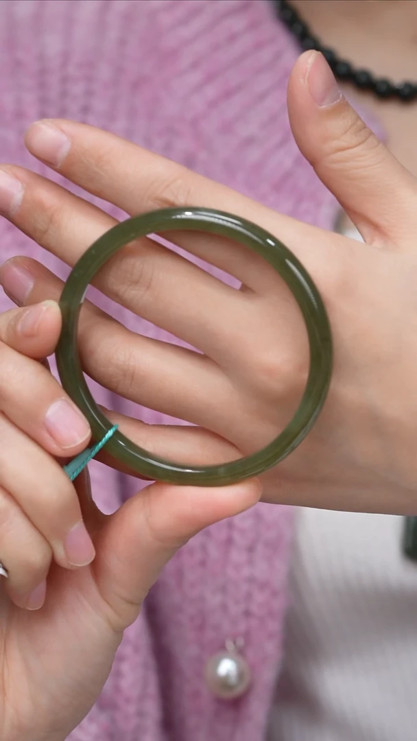 【闪购商品】和田玉手镯未镶嵌005  65圈口