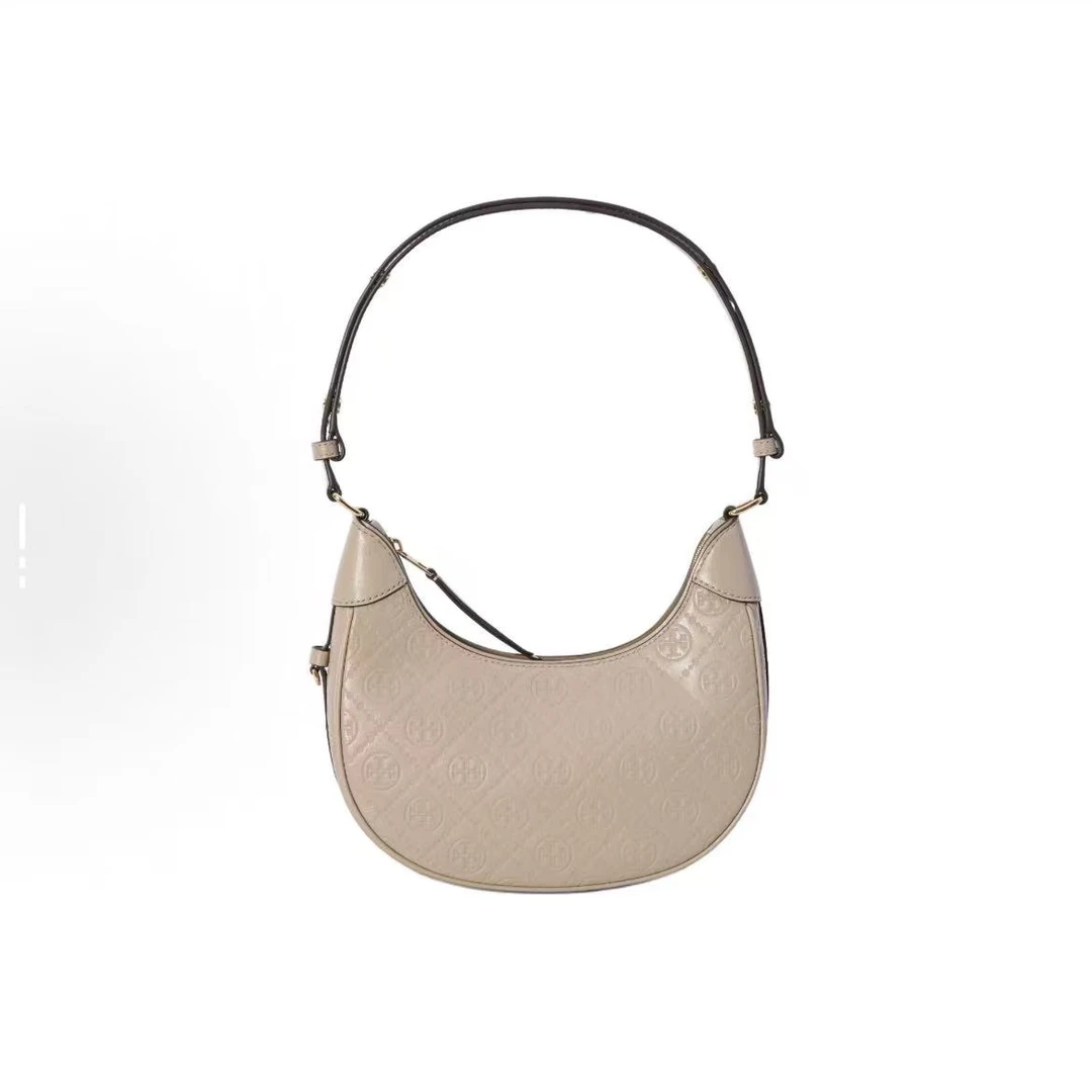 Tory Burch汤丽柏琦 美国发货 预售 灰色新月包158514-202