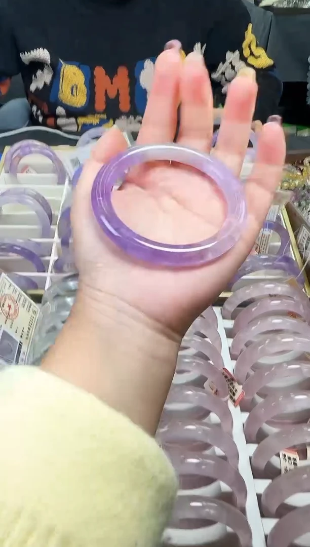 未镶嵌手镯水晶喜*盈手镯966