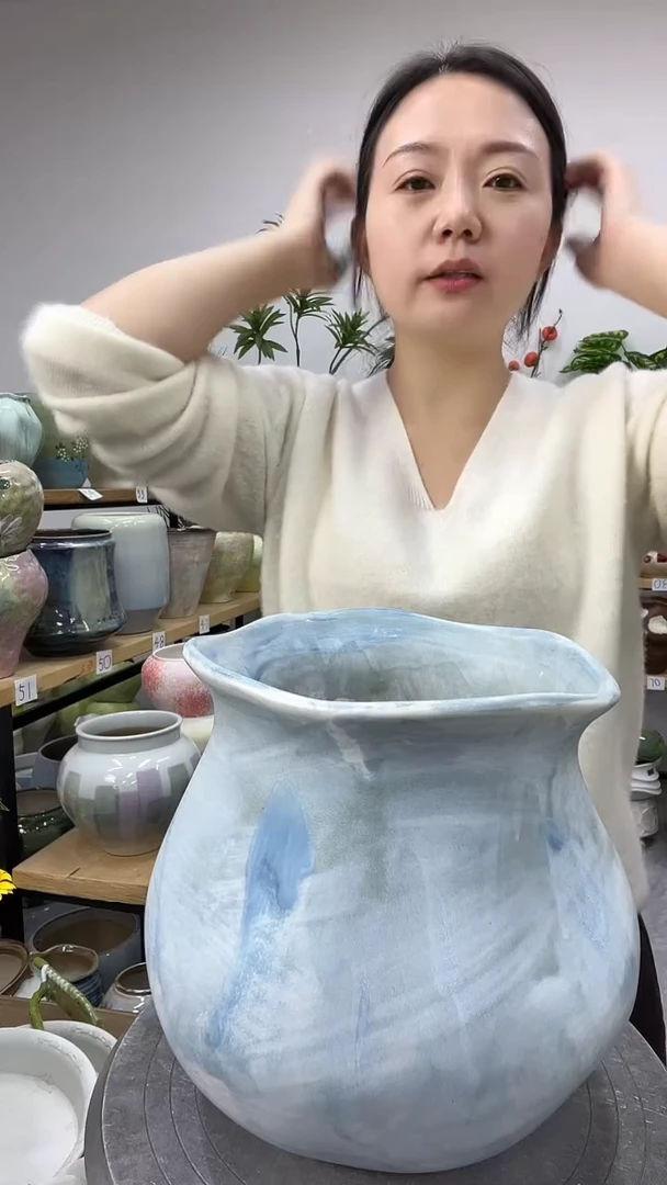 11.11陶瓷花盆直播链接高. 23     口18