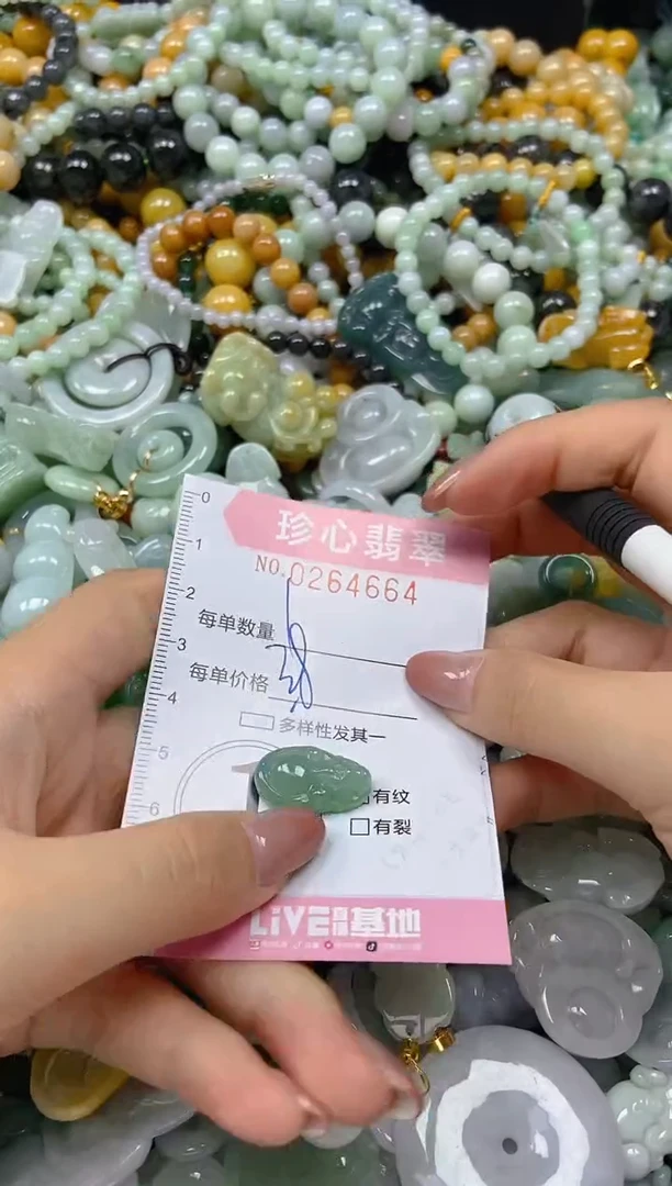 翡翠未镶嵌颈饰闪购0264664