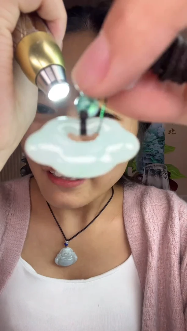 吊坠(不含链)未镶嵌翡翠天然缅甸A货翡翠（小如意）多样性发其一