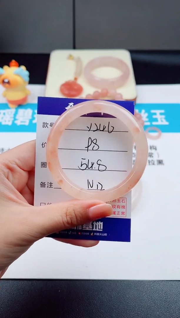 未镶嵌手镯石英质玉Y246