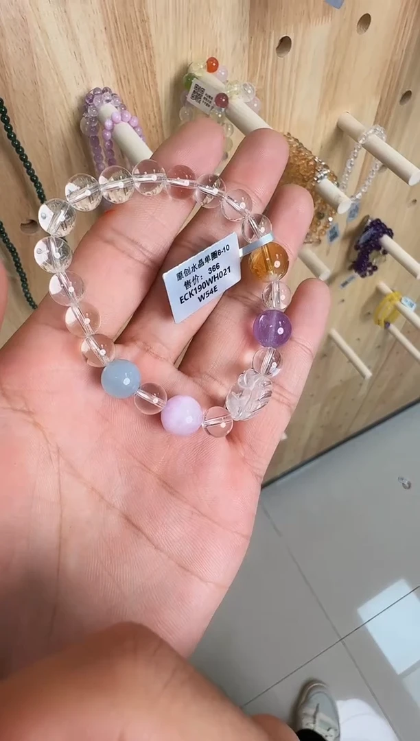 未镶嵌手链水晶村0291 约10mm