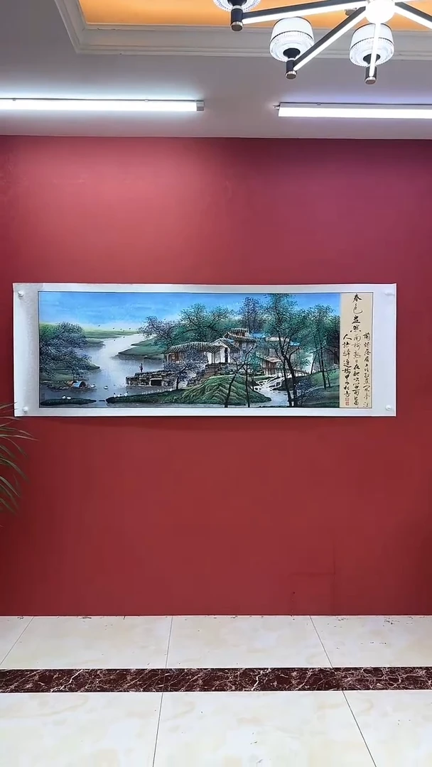 国画国画《春色盎然》六尺12平尺