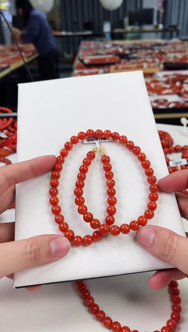 【闪购商品】南红玛瑙瓦西女神链未镶嵌一个/条