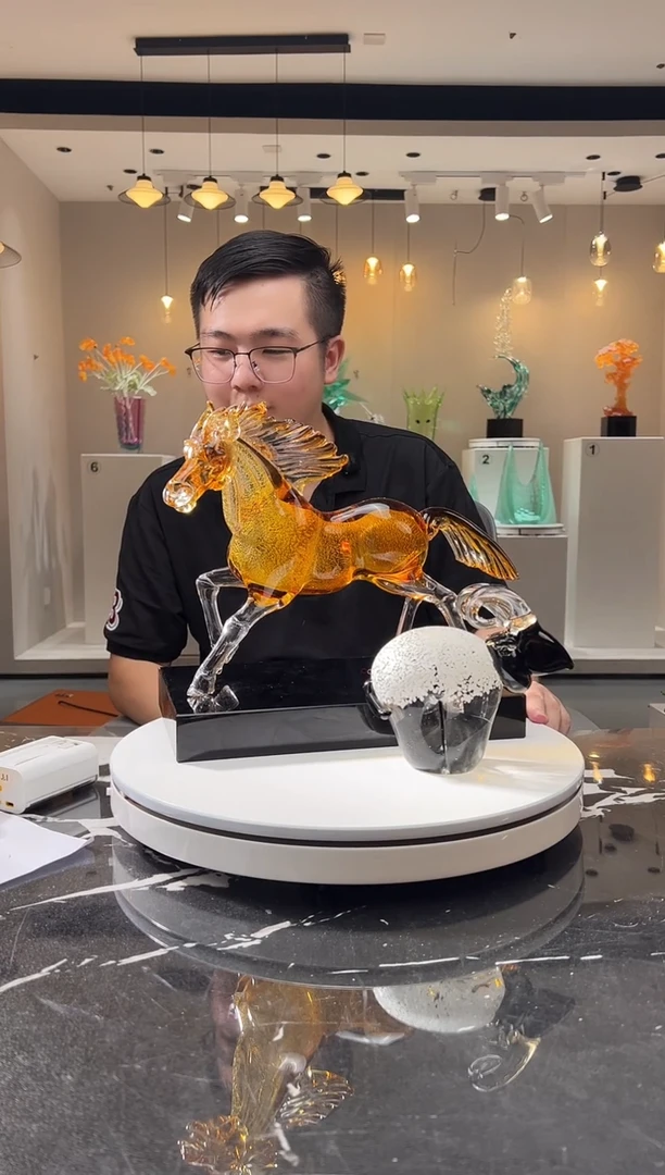 摆件孤*巴比特美学 金色马加底座 加小羊