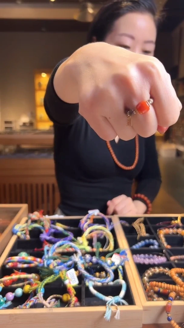 无布艺手串DIY设计款