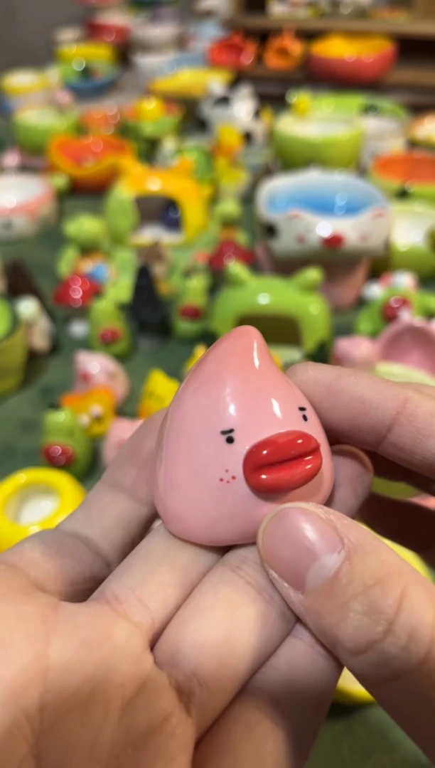 121手绘釉下彩微瑕陶瓷