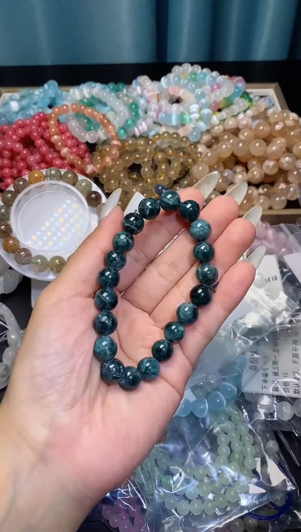 【闪购商品】水晶手串未镶嵌绿磷灰下单备注编号016