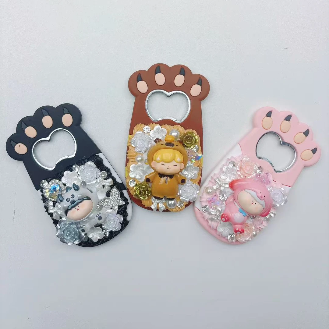 DIY磁吸猫爪开瓶器