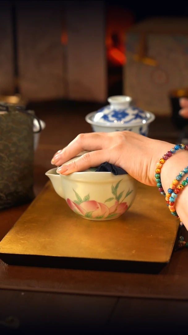 【刷刷粉丝专属】秘黄旅行茶具 矮杯(套）