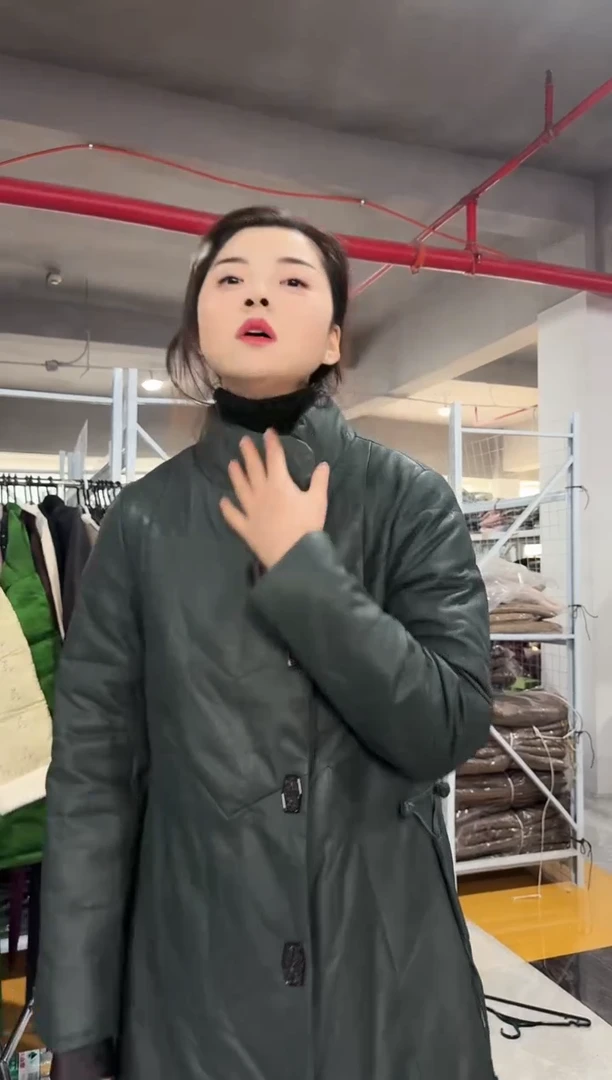 森比 绵羊皮羽绒服 120斤