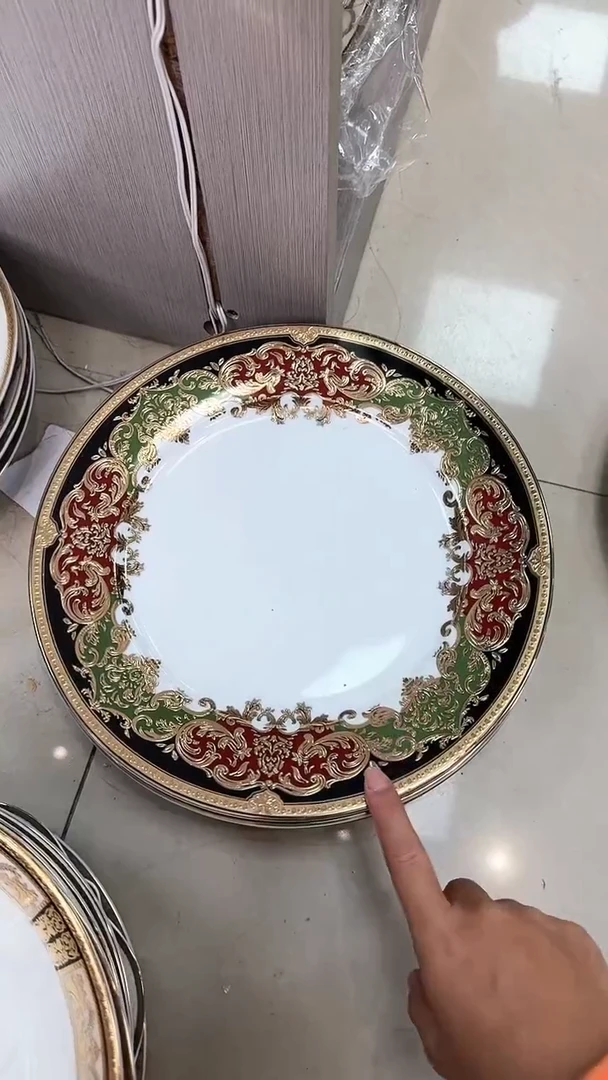 【闪购商品】瓷片10.5寸平盘微瑕春节活动  福利价