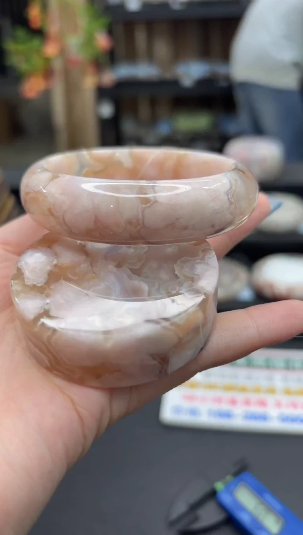 未镶嵌手镯石英质玉57(57圈赠送镯心)