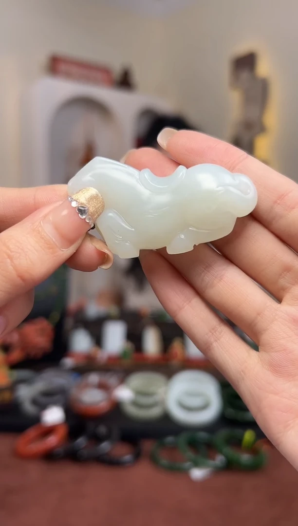 【闪购商品】和田玉颈饰未镶嵌马 51*33*17