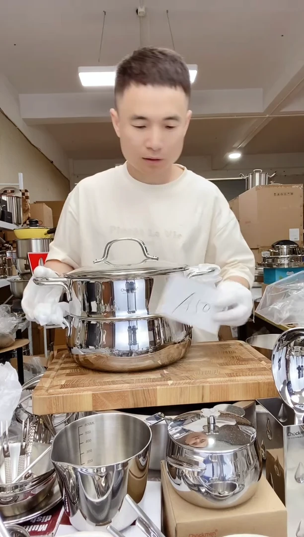 A50 微瑕卓德铭24cm蒸锅