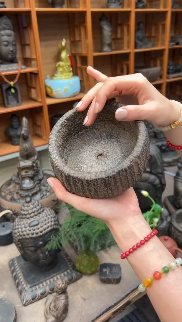陶土【火山泥】小石钵