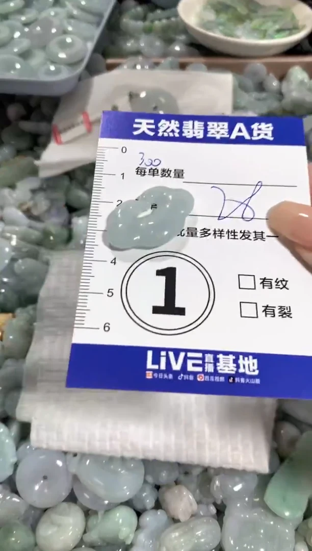 颈饰未镶嵌翡翠天然翡翠A货批量多样性发一件