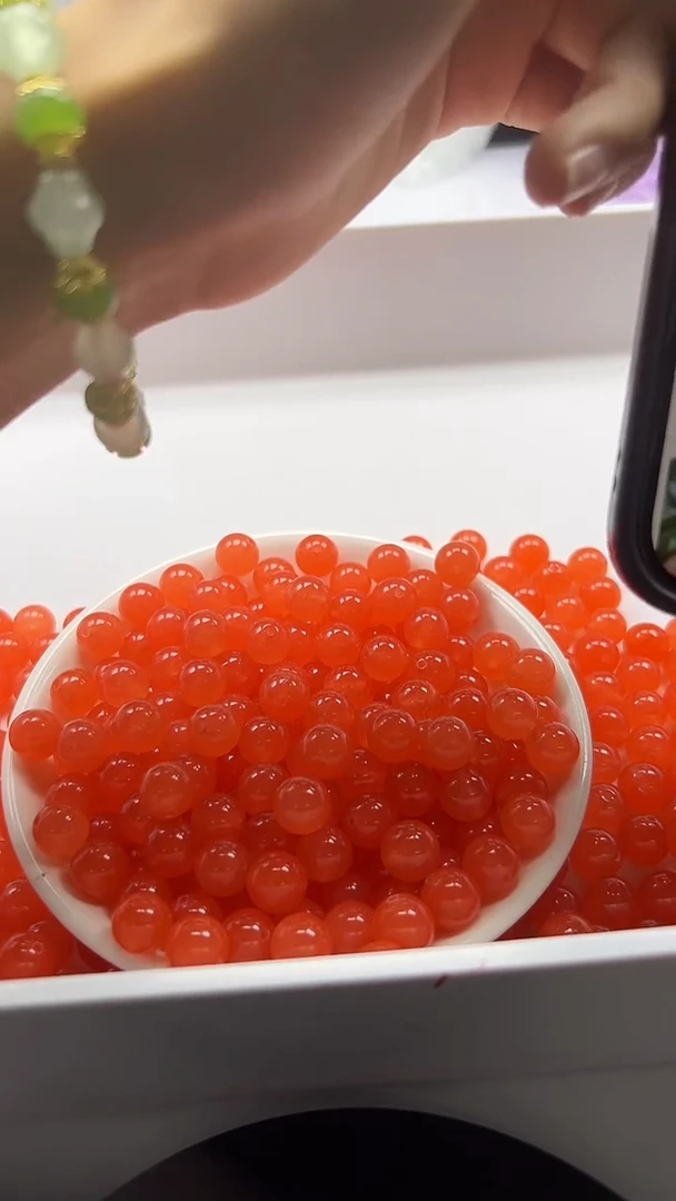 颈饰未镶嵌南红玛瑙w1774南红冰柿子红10mm*15颗