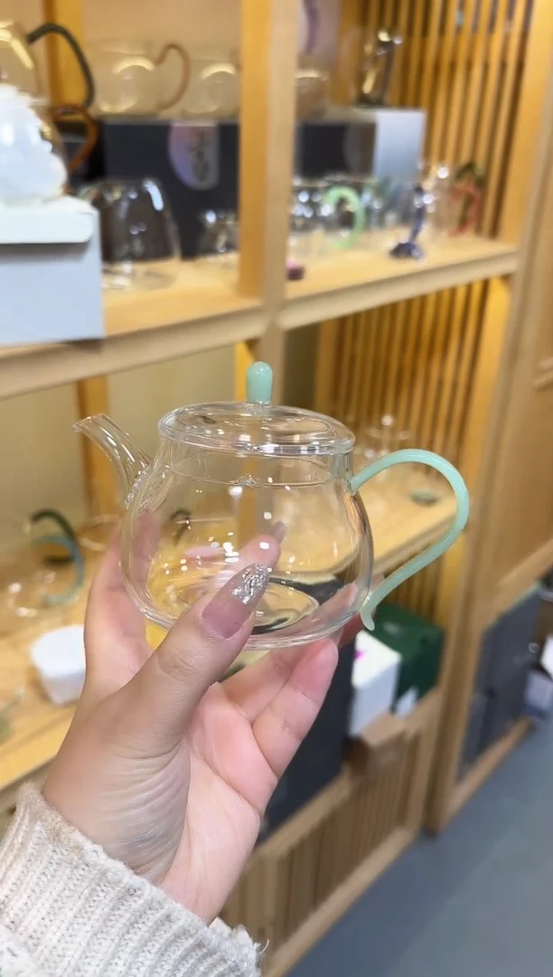 【闪购商品】绿玉青云壶高硼硅